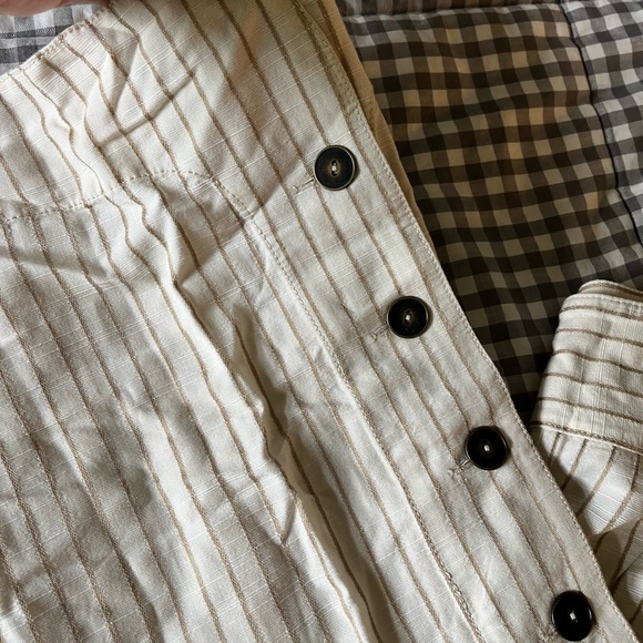 Anthro wide leg linen pant - Picture 7 of 8